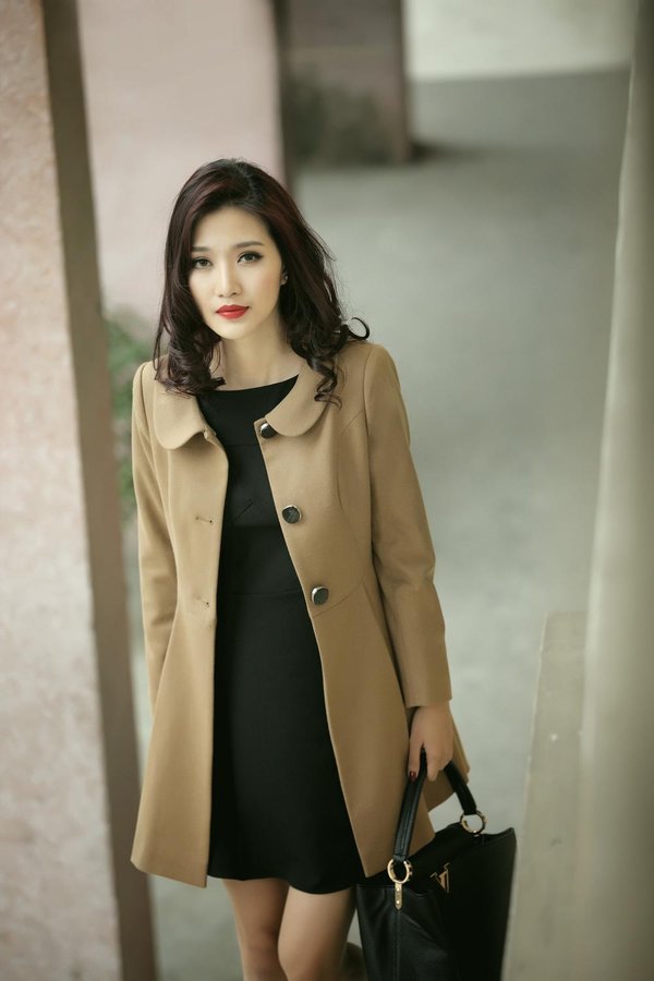  Áo măng tô dáng suông dành cho nàng công sở